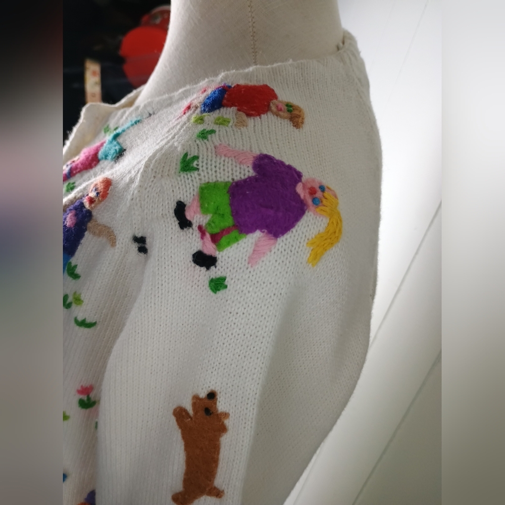 Vintage Michael Simon Outdoor Activities Women’s Small Cardigan Sweater - Picture 10 of 16